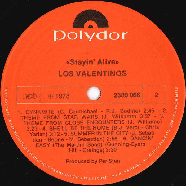 Los Valentinos : Stayin' Alive (LP, Album)