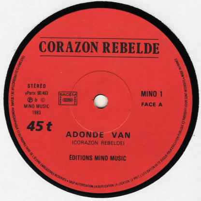Corazon Rebelde : Adonde Van/Barcelona (12", Maxi)