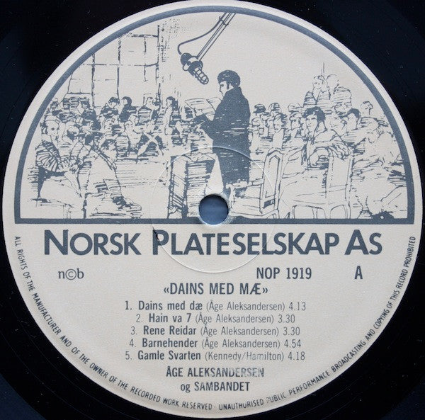 Åge Aleksandersen Og Sambandet : Dains Me Mæ (2xLP, Album)