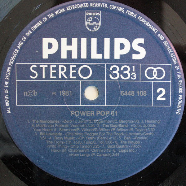 Various : Power Pop 81 (LP, Comp)