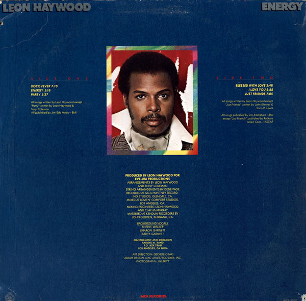 Leon Haywood : Energy (LP, Album)