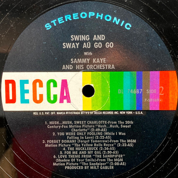 Sammy Kaye And His Orchestra : Swing And Sway Au Go Go (LP, Album)