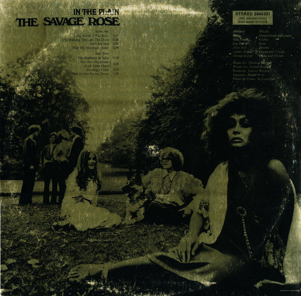 Savage Rose : In The Plain (LP, Album, RE)