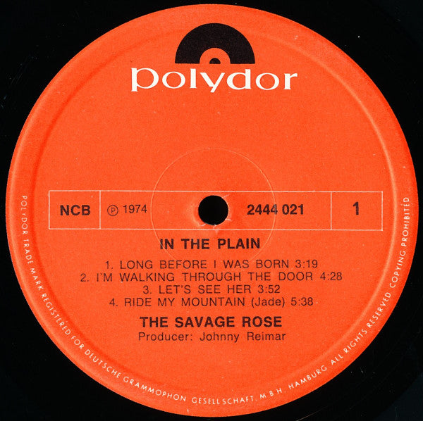 Savage Rose : In The Plain (LP, Album, RE)