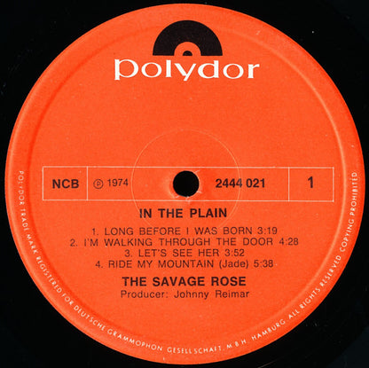 Savage Rose : In The Plain (LP, Album, RE)