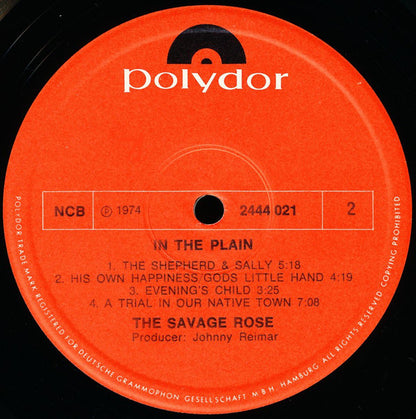 Savage Rose : In The Plain (LP, Album, RE)