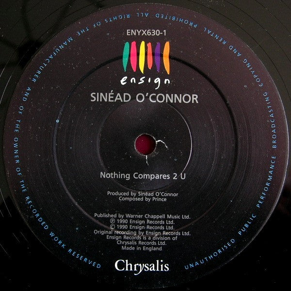 Sinéad O'Connor : Nothing Compares 2 U (12", Bla)