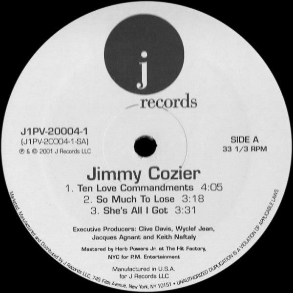 Jimmy Cozier : Jimmy Cozier (2xLP, Promo)