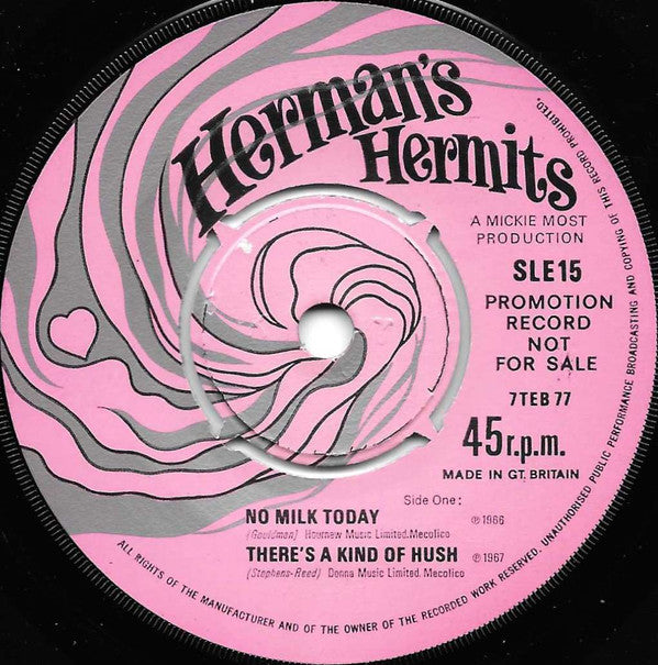 Herman's Hermits : The London Look (7", EP, Mono, Promo)