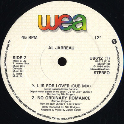 Al Jarreau : L Is For Lover (12", EP)