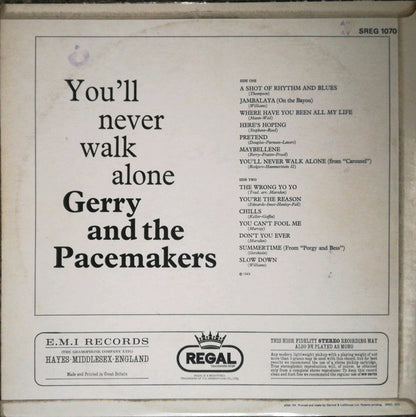 Gerry & The Pacemakers : You'll Never Walk Alone (LP, Album, RP)