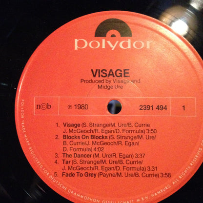 Visage : Visage (LP, Album)