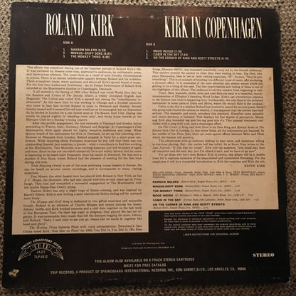 Roland Kirk : Kirk In Copenhagen 1963 (LP, Album, RE)