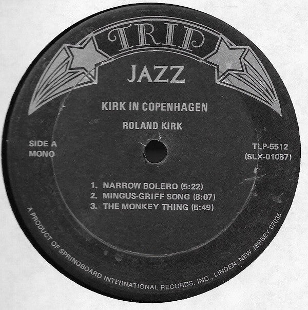 Roland Kirk : Kirk In Copenhagen 1963 (LP, Album, RE)