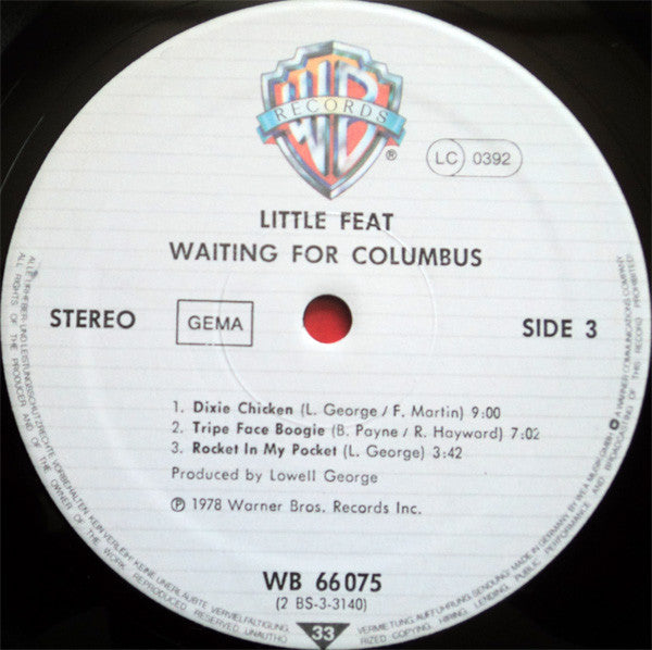 Little Feat : Waiting For Columbus (2xLP, Album, RP)