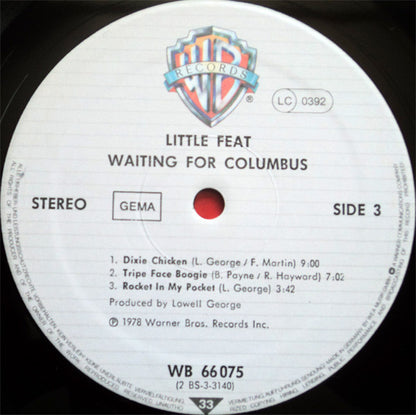 Little Feat : Waiting For Columbus (2xLP, Album, RP)