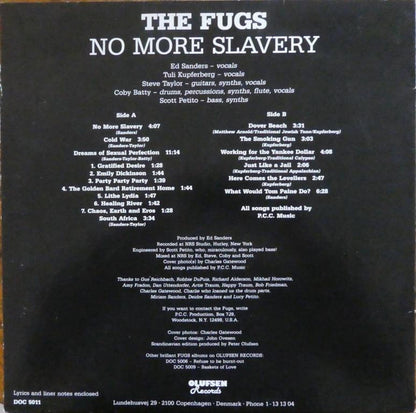 The Fugs : No More Slavery (LP, Album)