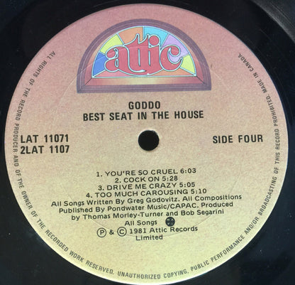 Goddo : Best Seat In The House (2xLP, Gat)