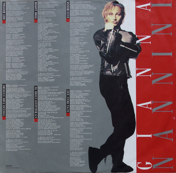 Gianna Nannini : Malafemmina (LP, Album)