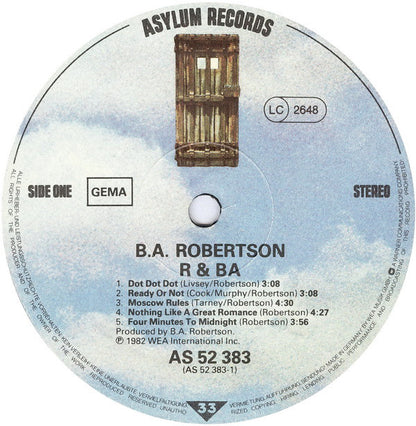 B. A. Robertson : R&BA (LP, Album)