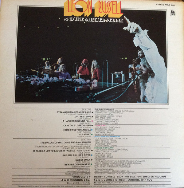 Leon Russell : Leon Russell And The Shelter People (LP, Album)