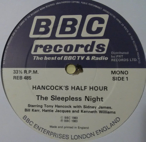 Tony Hancock : Hancock's Half Hour - The Sleepless Night / Fred's Pie Stall (LP, Mono)