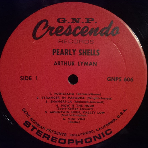 Arthur Lyman : Paradise / Pearly Shells (LP, Album)