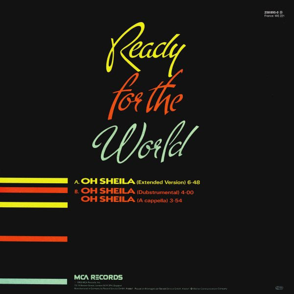 Ready For The World : Oh Sheila (12")