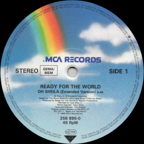 Ready For The World : Oh Sheila (12")