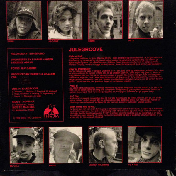 Zten Zikker Zwing Featuring MC Swan (2), Phoze, MC Pete (2), MC Einar (2), Jesper Vildmand, Jo-C-Fine, Phase 5 (2), Kalle (16) & Kudi : Julegroove (12")