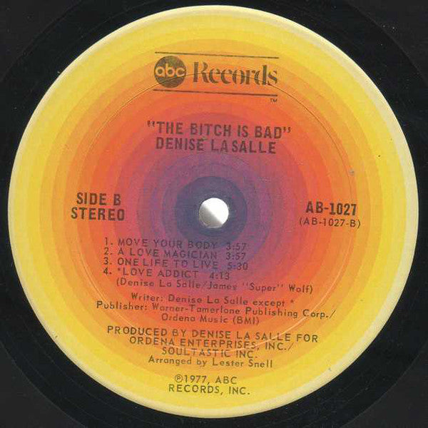 Denise LaSalle : The Bitch Is Bad ! (LP, Album)