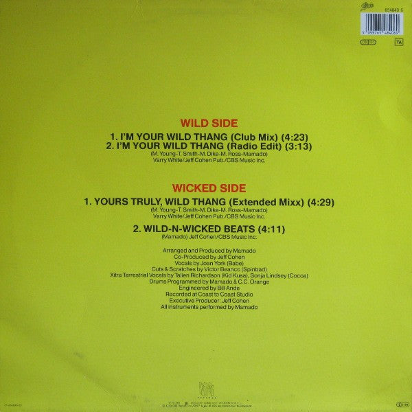 Mamado & She : I'm Your Wild Thang (12")