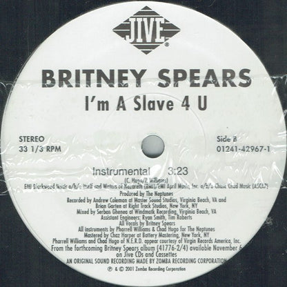 Britney Spears : I'm A Slave 4 U (12")