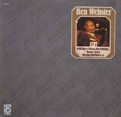 Ben Webster With Harry Edison, Roy Eldridge, Benny Carter, Coleman Hawkins : Verve Jazz No. 4 (LP, Comp, Mono)