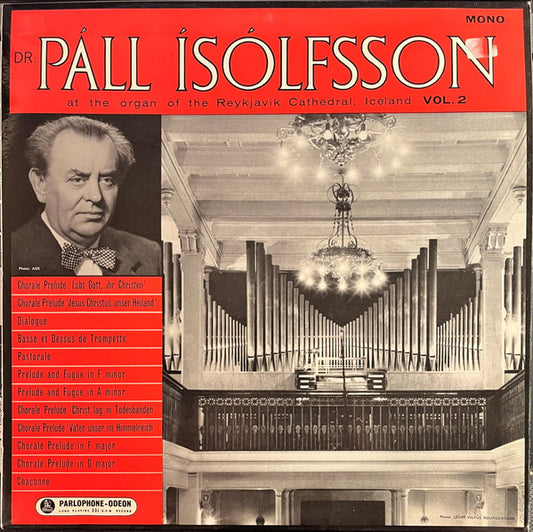 Páll Ísólfsson : At The Organ Of The Reykjavik Cathedral, Iceland Vol. 2 (LP, Album)