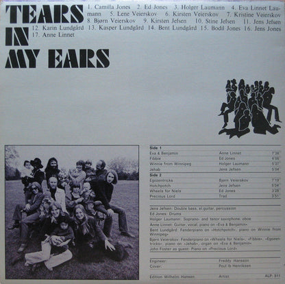 Tears : Tears In My Ears (LP, Album)