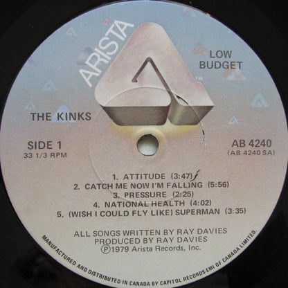 The Kinks : Low Budget (LP, Album)