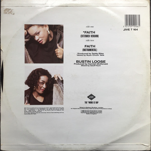 Wee Papa Girl Rappers : Faith (12", Single)