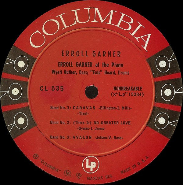 Erroll Garner : Erroll Garner (LP, Album, Mono, RE, 6-e)