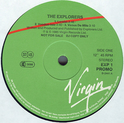 The Explorers (2) : Calling  (12", Promo)