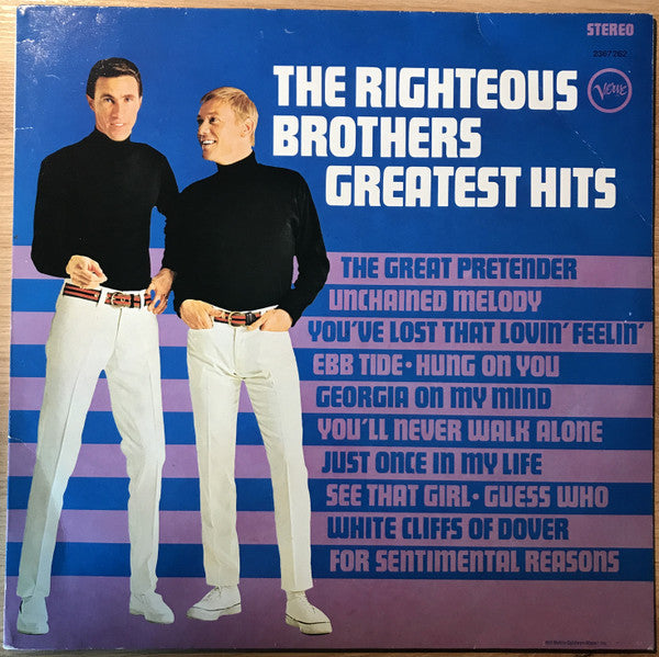 The Righteous Brothers : Greatest Hits (LP, Comp)