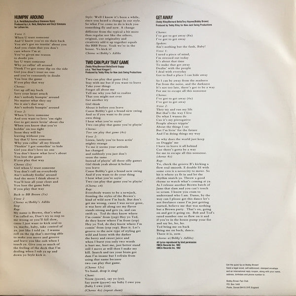 Bobby Brown : Bobby (2xLP, Album)