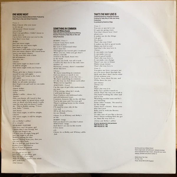 Bobby Brown : Bobby (2xLP, Album)