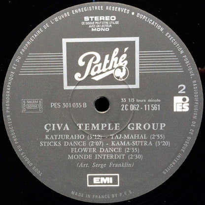 Çiva Temple Group : Pour Recevoir Vos Amis Comme A Jaïpur, Inde (LP, Album)