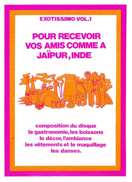 Çiva Temple Group : Pour Recevoir Vos Amis Comme A Jaïpur, Inde (LP, Album)