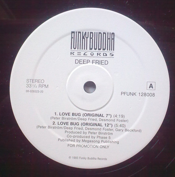 Deep Fried : Love Bug / Forgive Me Father (12", Promo)