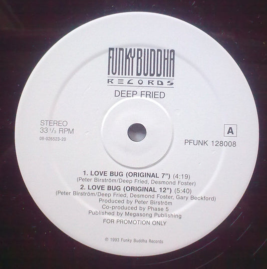 Deep Fried : Love Bug / Forgive Me Father (12", Promo)