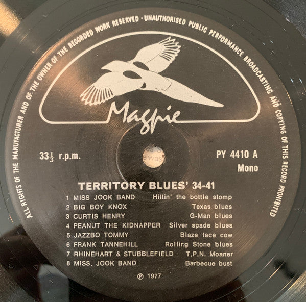 Various : 'That's Where I Was Born' - Territory Blues 1934-1941 (LP, Comp, Mono, bla)