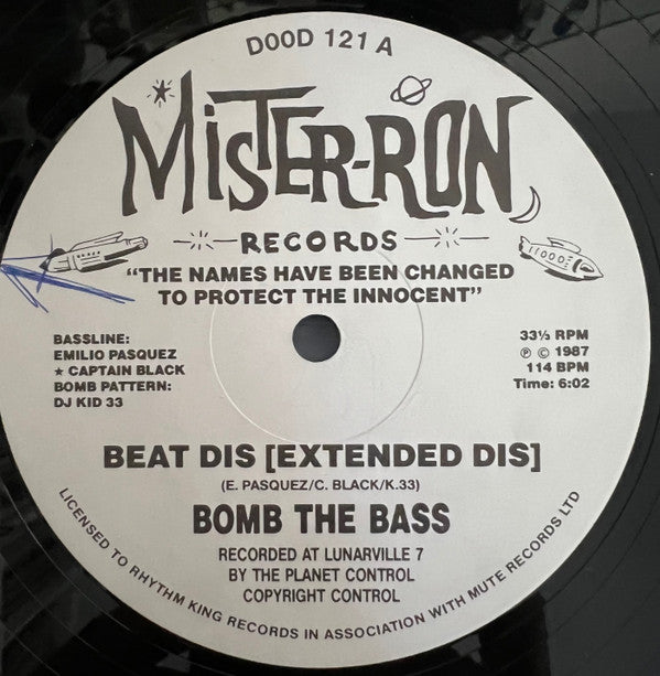 Bomb The Bass : Beat Dis (12", M/Print)