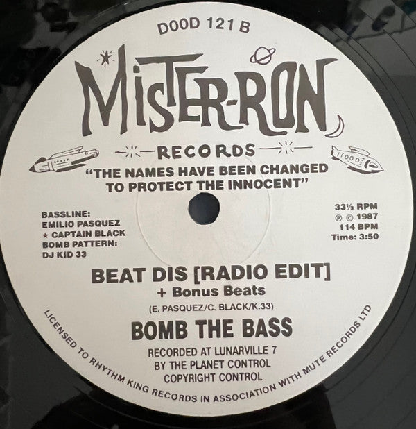 Bomb The Bass : Beat Dis (12", M/Print)